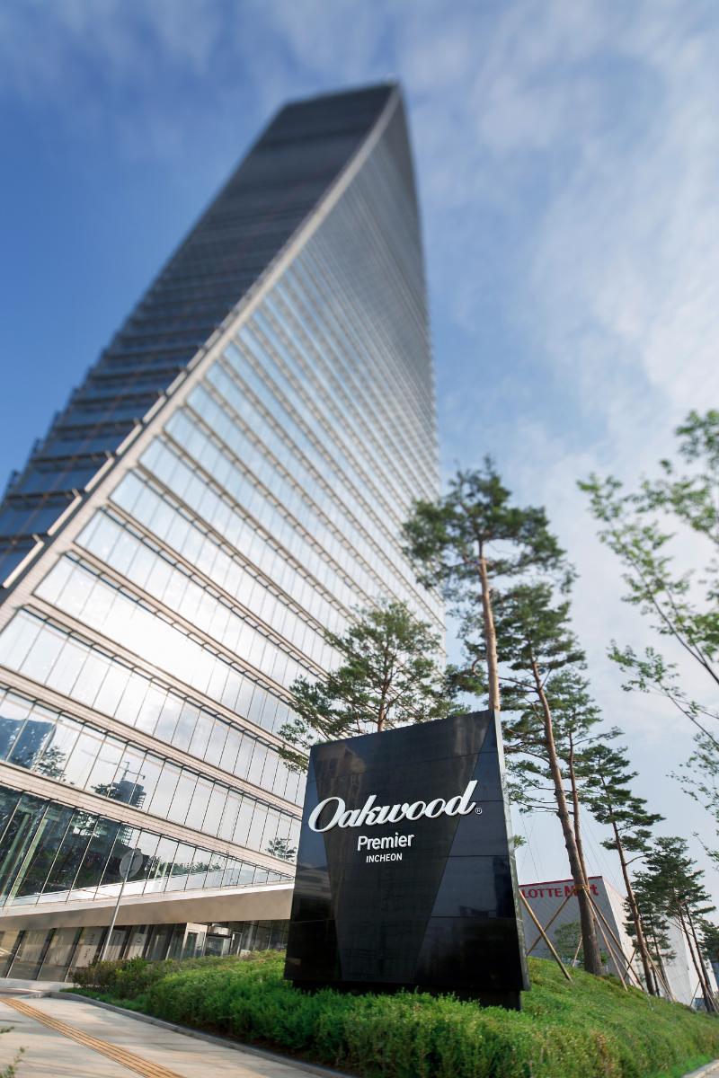 Oakwood Premier Incheon Aparthotel Buitenkant foto